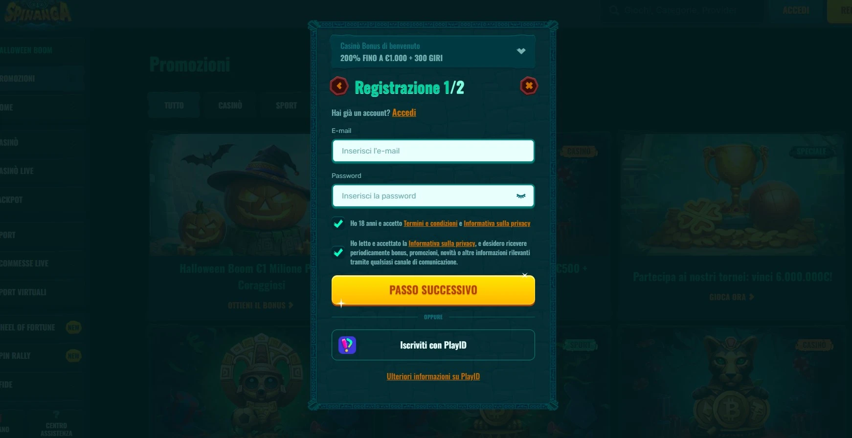 Come iniziare a giocare nei casino non AAMS con prelievo immediato